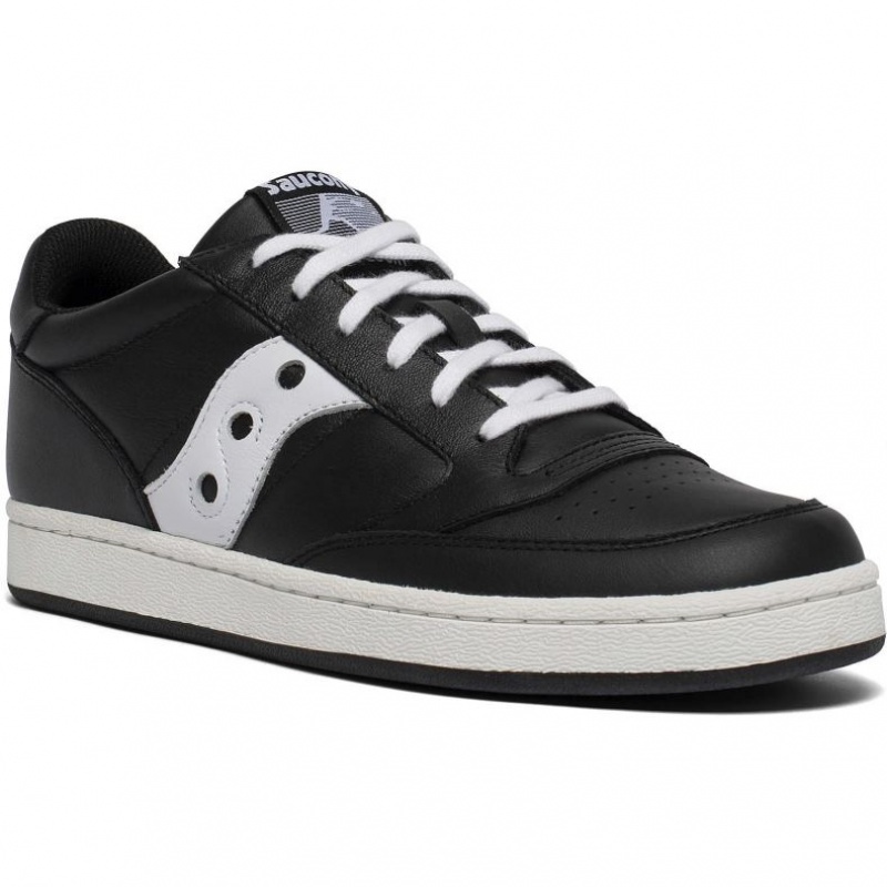 Black / White Saucony Jazz Court Men's Sneakers | USA DLXVNR