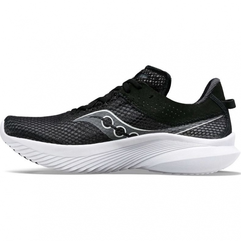 Black / White Saucony Kinvara 14 Women's Running Shoes | USA VPQIGC