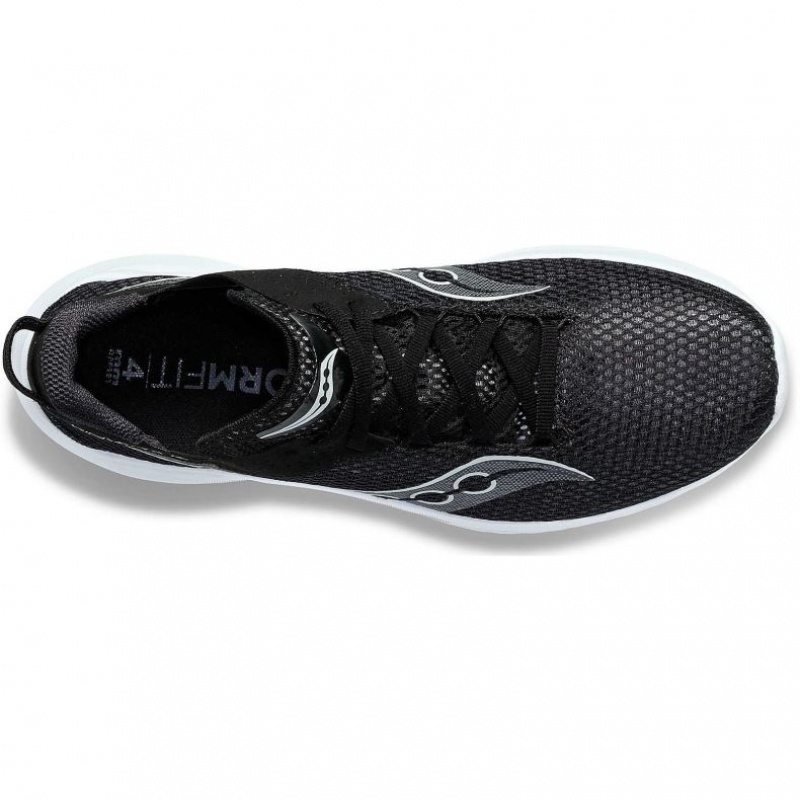 Black / White Saucony Kinvara 14 Women's Running Shoes | USA VPQIGC