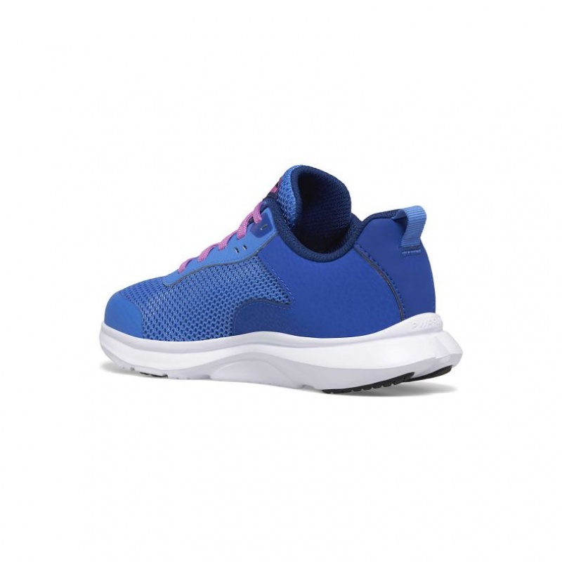 Blue Saucony Axon 3 Big Kids' Sneakers | USA QPEZUL