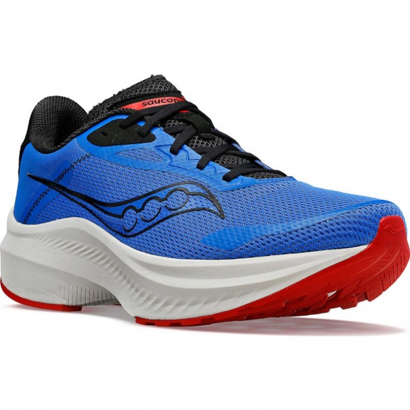 Blue Saucony Axon 3 Men's Running Shoes | USA CBGDWP