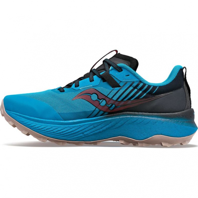 Blue Saucony Endorphin Edge Men's Trail Running Shoes | USA NRFBJX