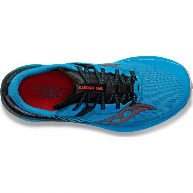 Blue Saucony Endorphin Edge Men's Trail Running Shoes | USA NRFBJX