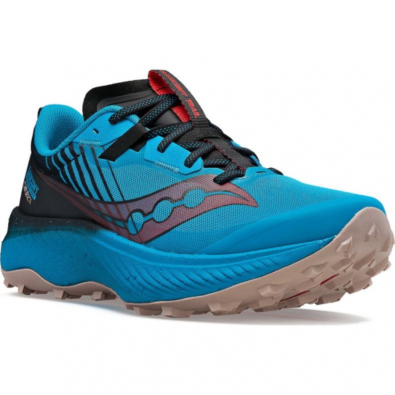 Blue Saucony Endorphin Edge Men's Trail Running Shoes | USA NRFBJX