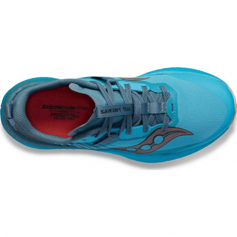 Blue Saucony Endorphin Edge Women's Trail Running Shoes | USA YRMOCX