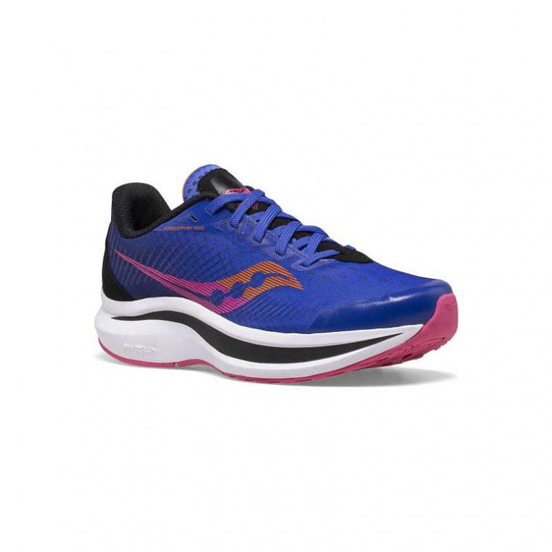 Blue Saucony Endorphin KDZ Big Kids' Sneakers | USA ACVIKZ