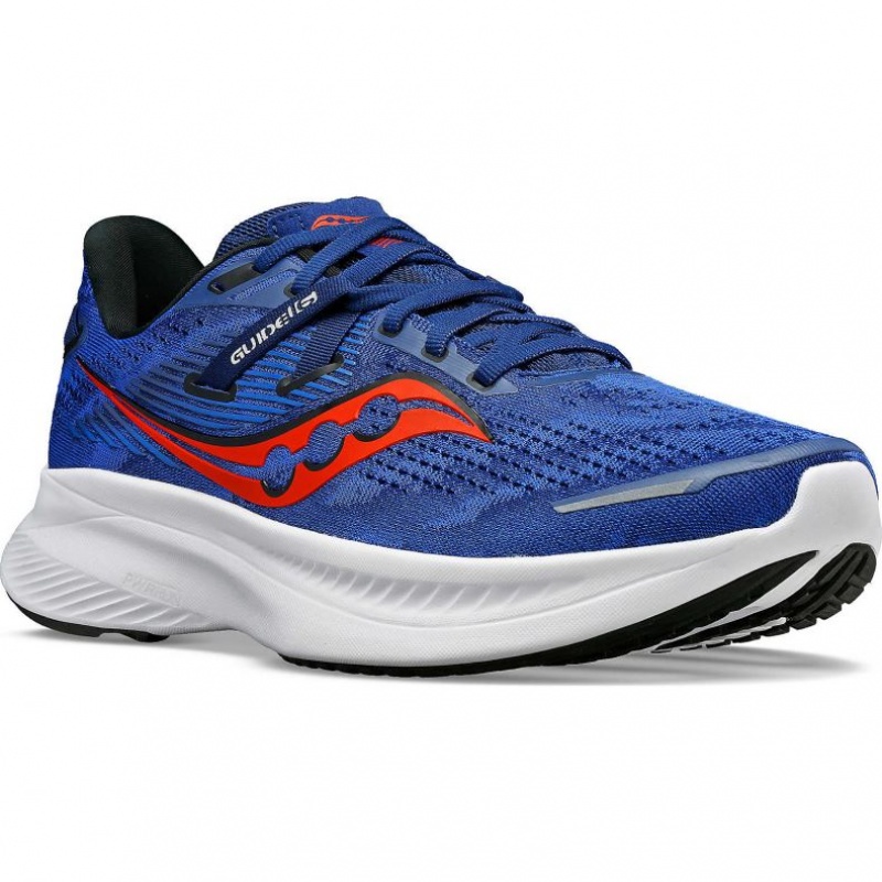 Blue Saucony Guide 16 Men's Running Shoes | USA FTQMPX