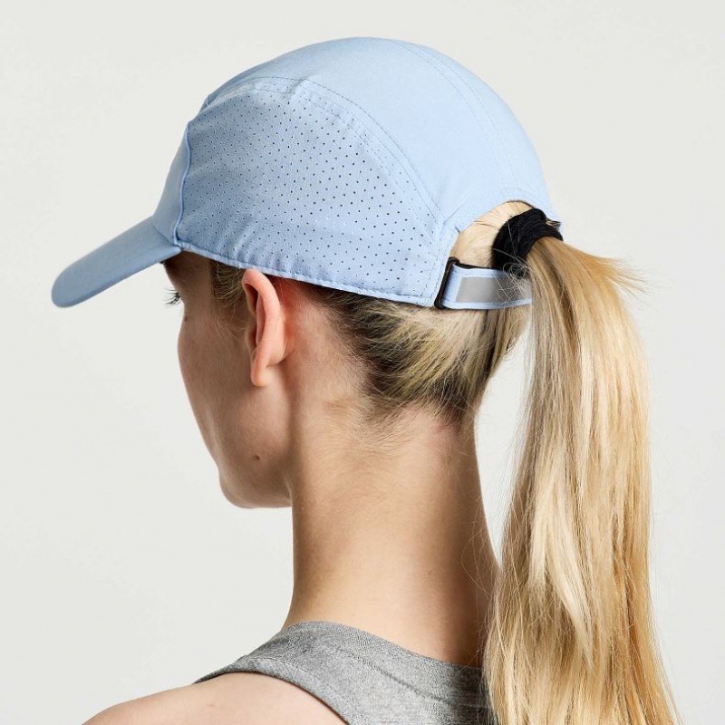 Blue Saucony Outpace Women's Hat | USA MNLUWX