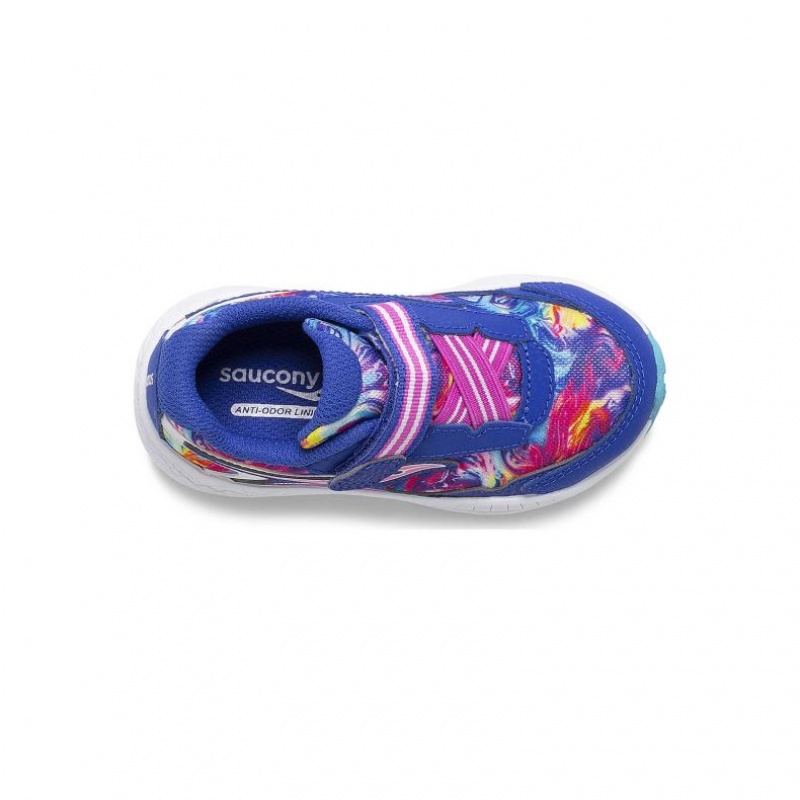 Blue Saucony Ride 10 Jr. Little Kids' Sneakers | USA LODSFV