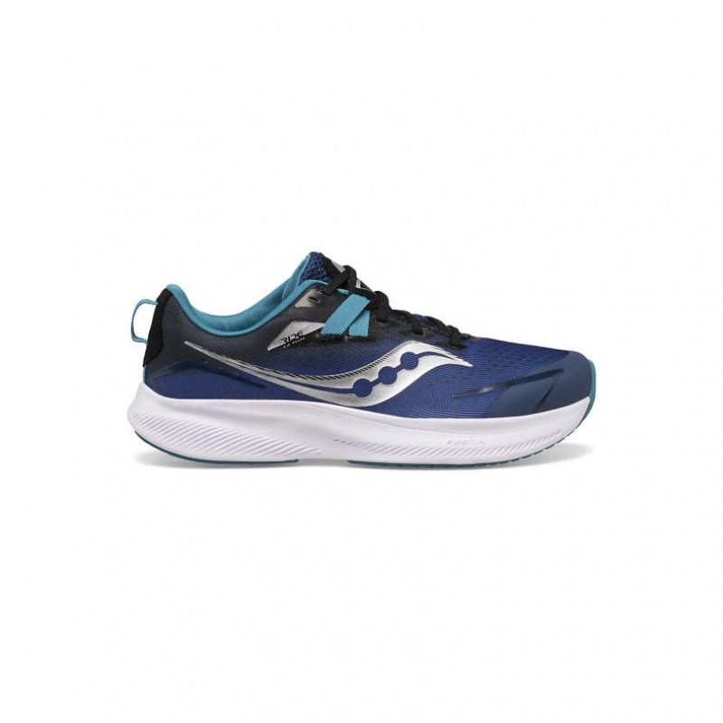 Blue Saucony Ride 15 Big Kids\' Sneakers | USA TPRMJN