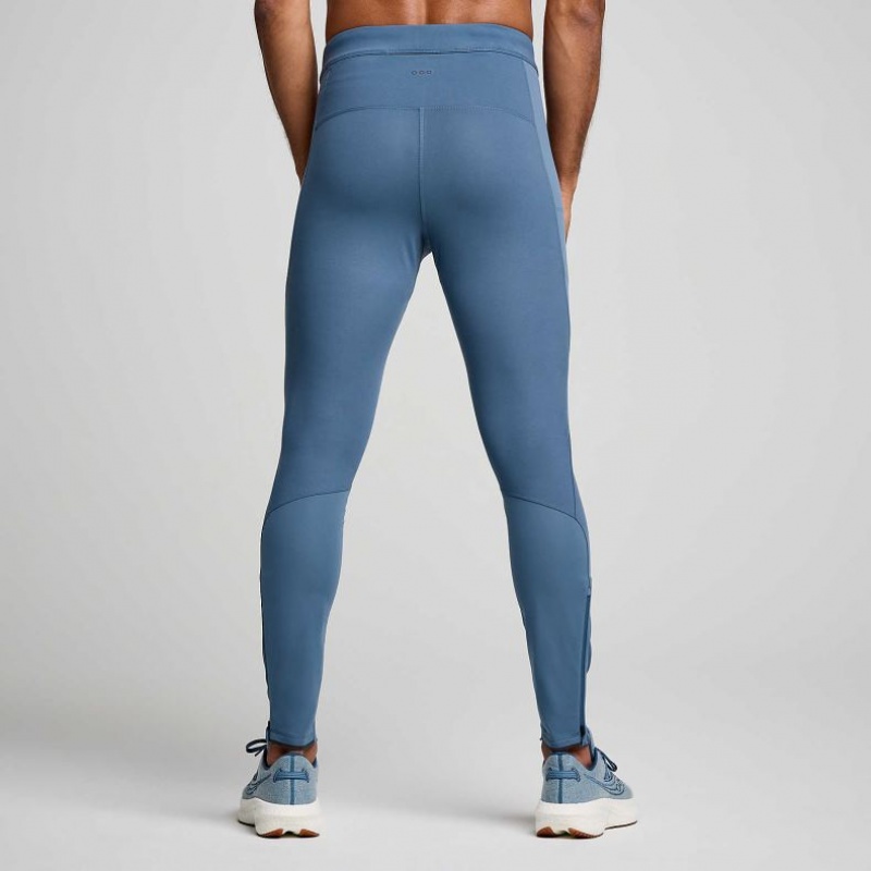 Blue Saucony Runshield Men's Tight | USA XIKPHS