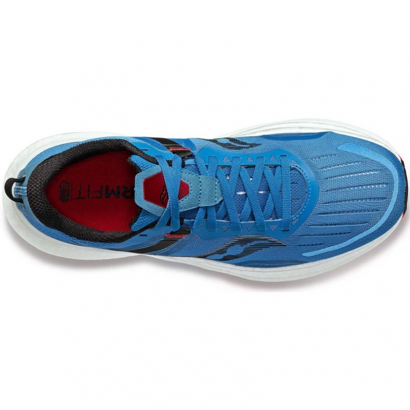 Blue Saucony Tempus Men's Running Shoes | USA LTSBEA