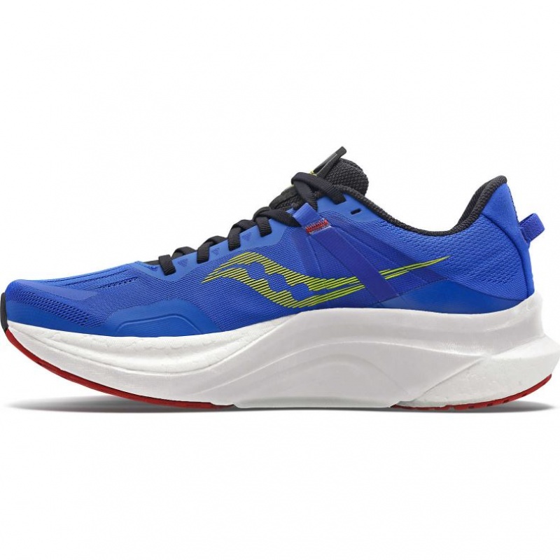 Blue Saucony Tempus Men's Running Shoes | USA QHNTPX