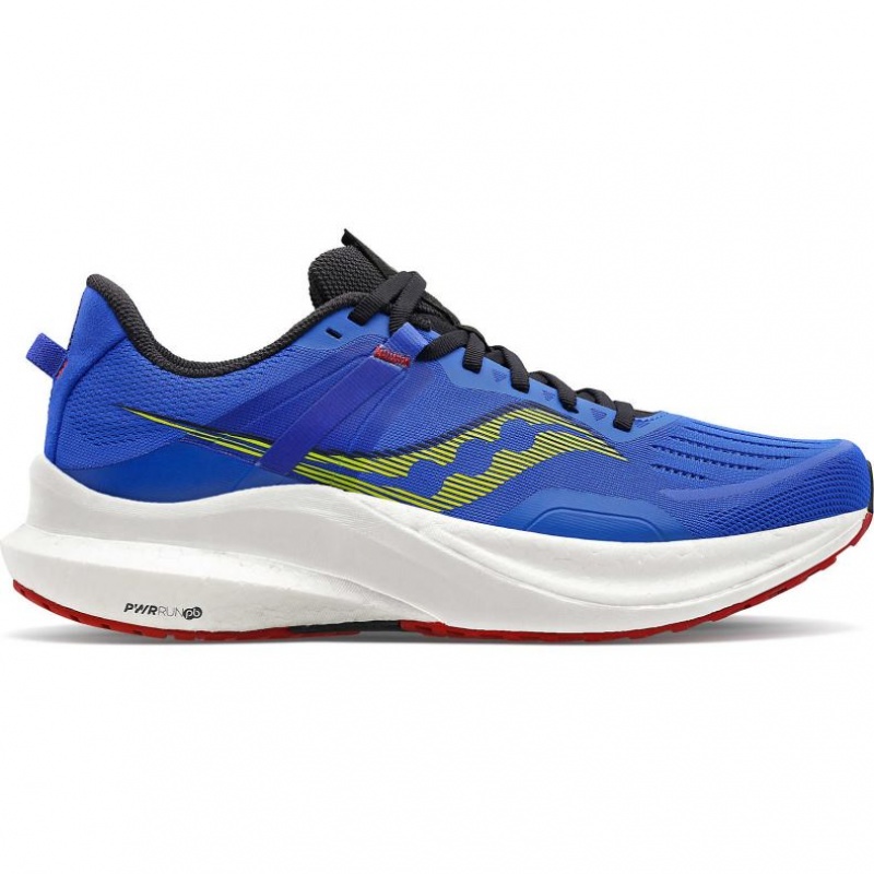 Blue Saucony Tempus Men\'s Running Shoes | USA QHNTPX