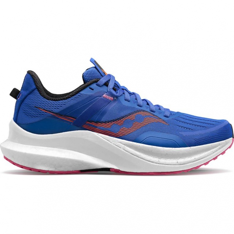 Blue Saucony Tempus Women\'s Running Shoes | USA SZDBIJ