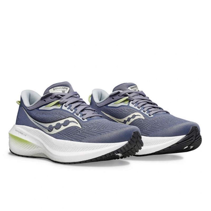 Blue Saucony Triumph 21 Women's Running Shoes | USA QGKZMN