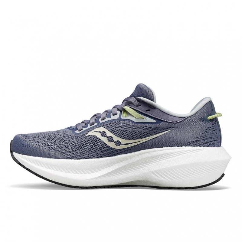 Blue Saucony Triumph 21 Women's Running Shoes | USA QGKZMN