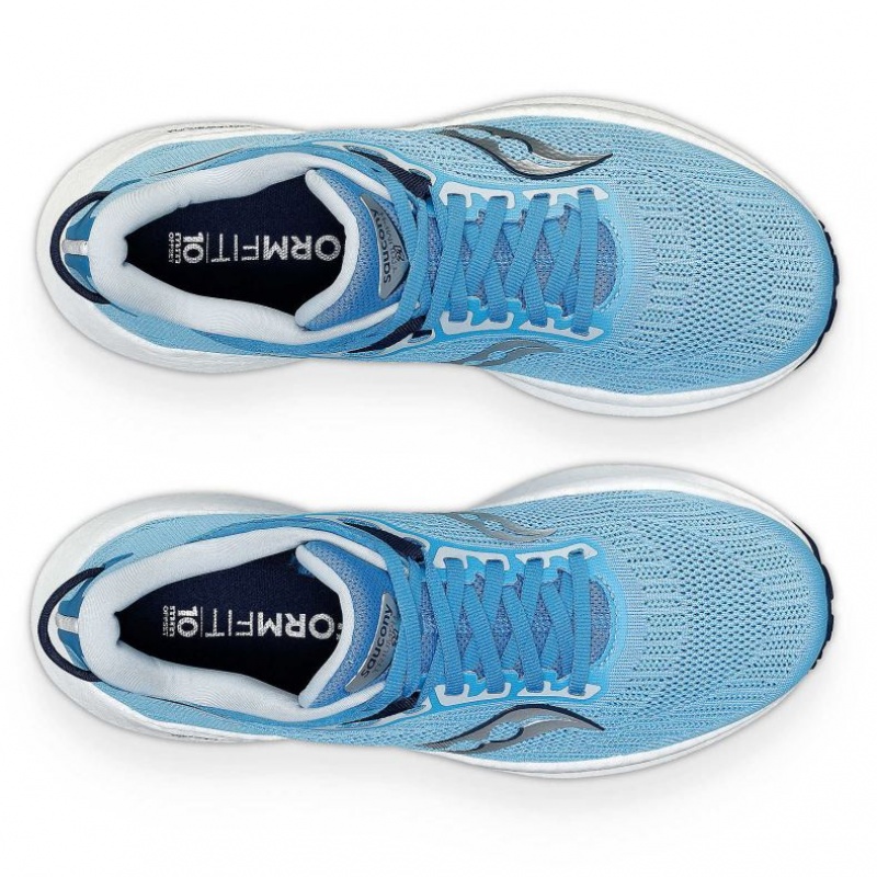 Blue Saucony Triumph 21 Women's Running Shoes | USA JZYMQN