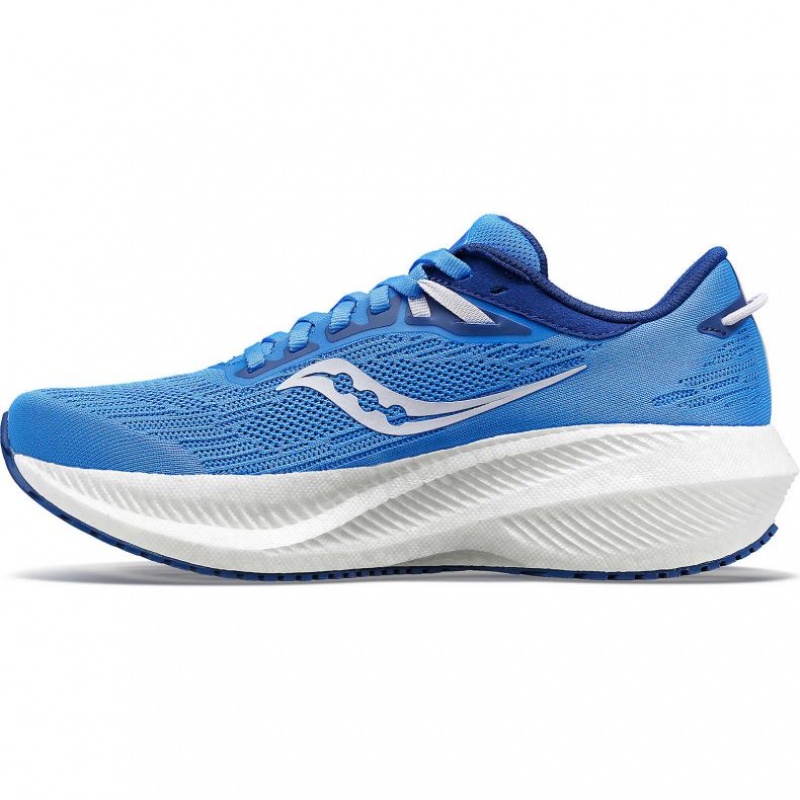 Blue Saucony Triumph 21 Women's Running Shoes | USA PGBDFC