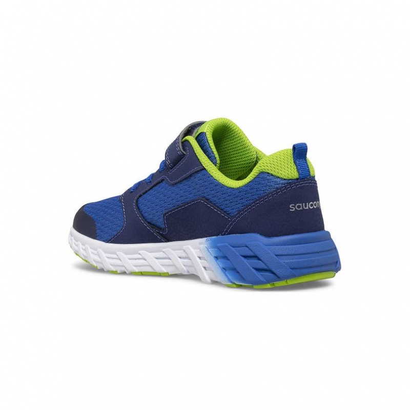 Blue Saucony Wind 2.0 A/C Big Kids' Sneakers | USA JYMDTO