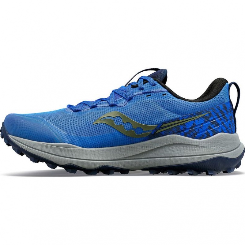 Blue Saucony Xodus Ultra 2 Men's Trail Running Shoes | USA ENPTMS