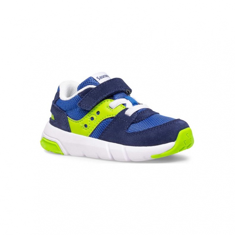 Blue / Green Saucony Jazz Lite 2.0 Little Kids' Sneakers | USA SQXKJG