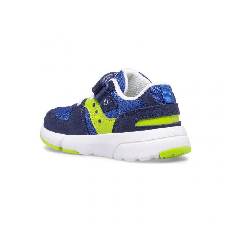 Blue / Green Saucony Jazz Lite 2.0 Little Kids' Sneakers | USA SQXKJG