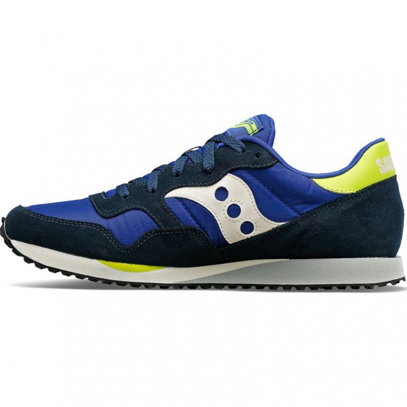 Blue / White / Light Green Saucony DXN Men's Sneakers | USA DBIWKV