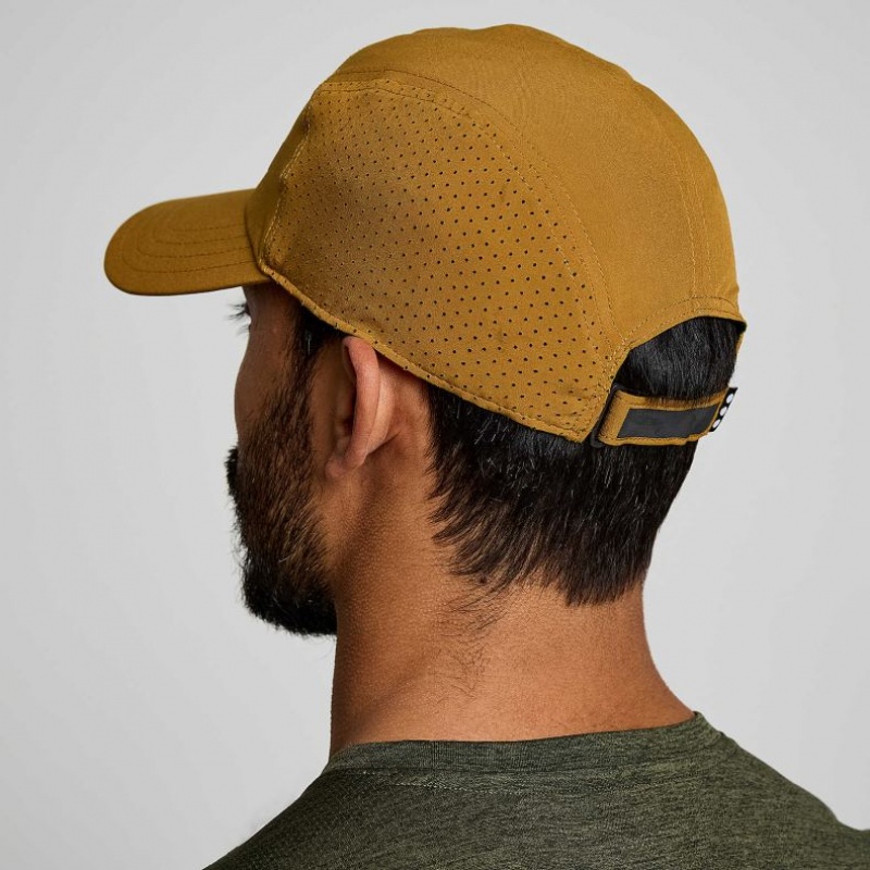 Brown Saucony Outpace Men's Hat | USA FVRTJK