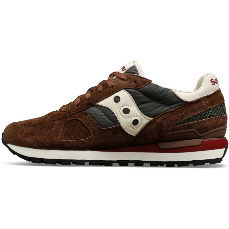 Brown Saucony Shadow Original Premium Men's Sneakers | USA UTKCFP