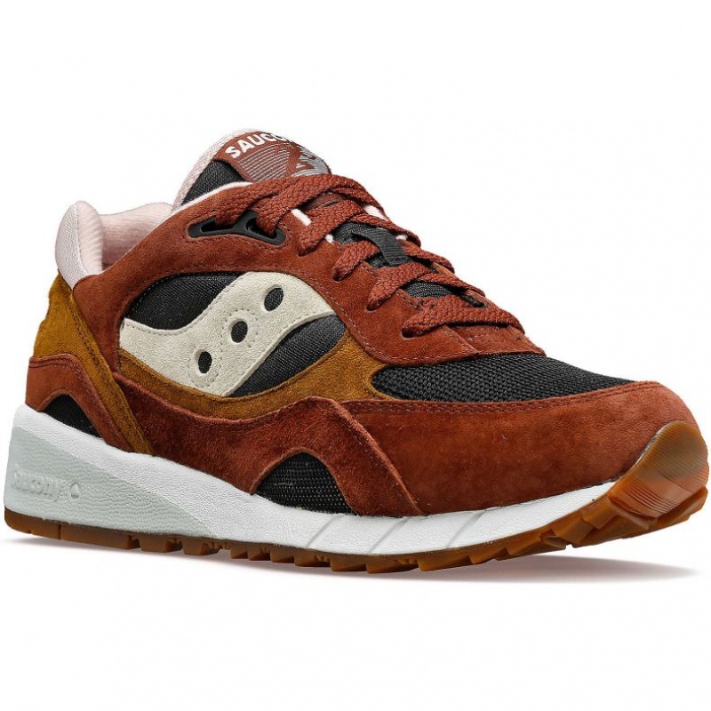 Brown / Black Saucony Shadow 6000 Women's Sneakers | USA NOMEAB