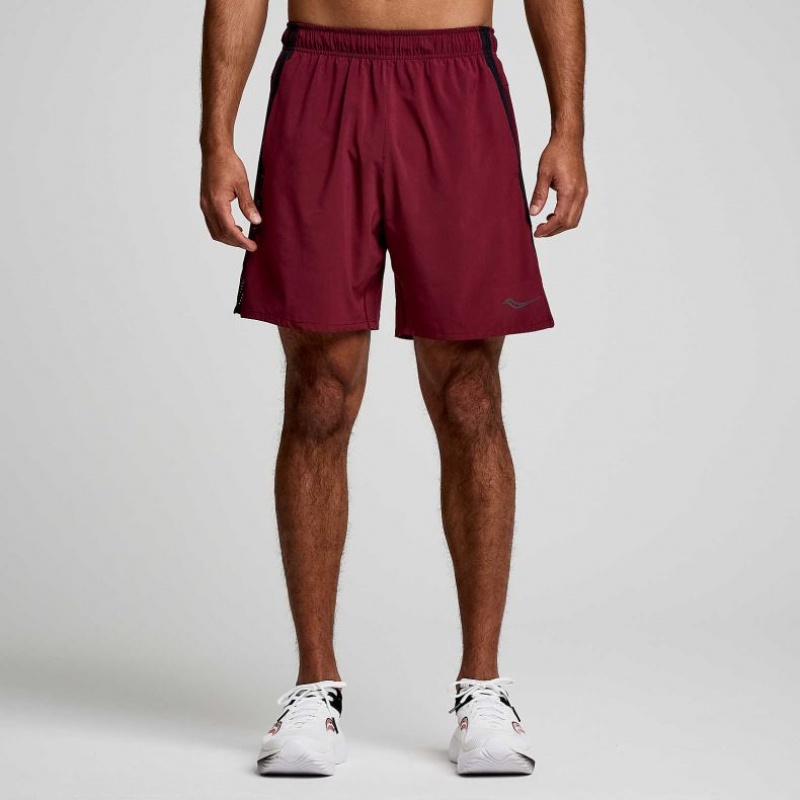 Burgundy Saucony Outpace 7\