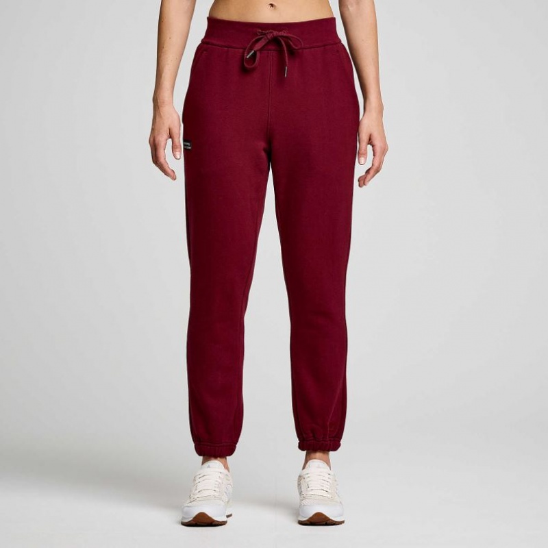 Burgundy Saucony Recovery Women\'s Jogger | USA RAINFH