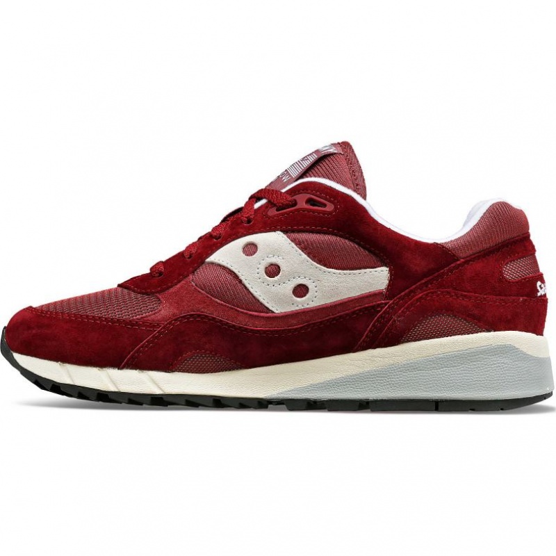 Burgundy Saucony Shadow 6000 Men's Sneakers | USA PVNWLD