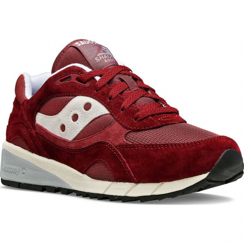 Burgundy Saucony Shadow 6000 Men's Sneakers | USA PVNWLD