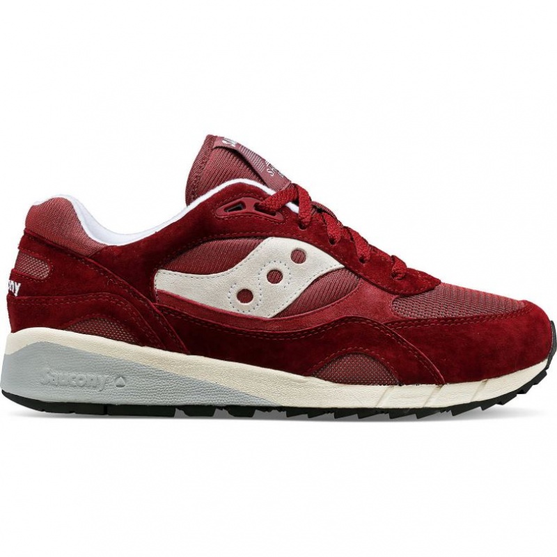 Burgundy Saucony Shadow 6000 Men\'s Sneakers | USA PVNWLD