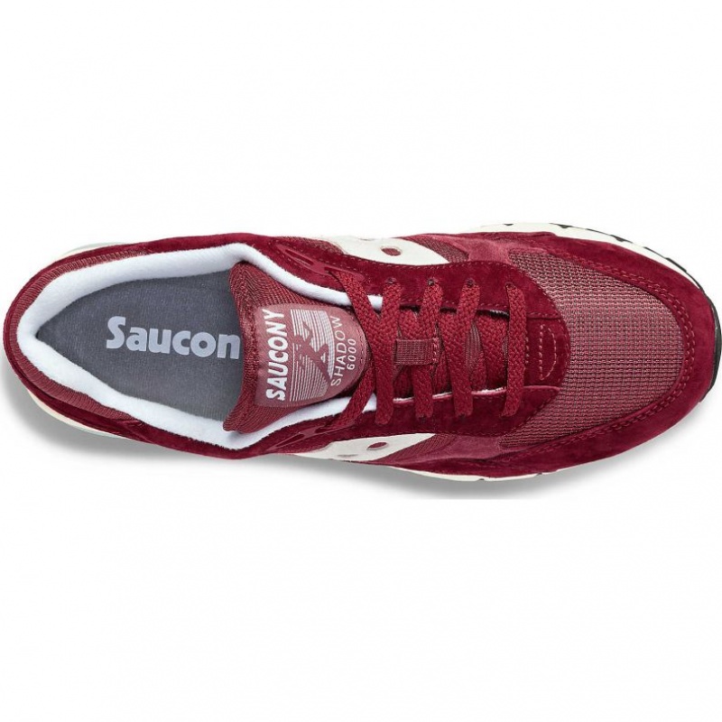 Burgundy Saucony Shadow 6000 Women's Sneakers | USA DWMXOJ