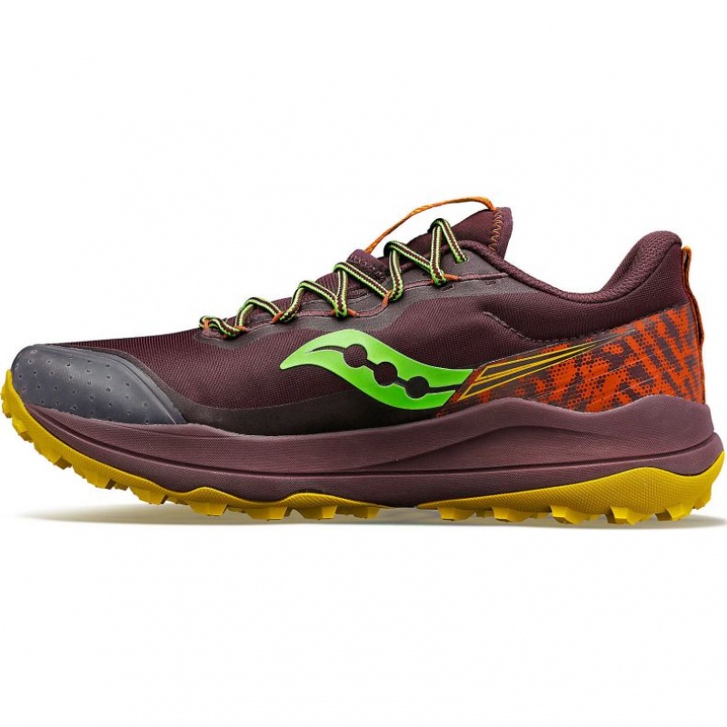 Burgundy Saucony Xodus Ultra 2 Men's Trail Running Shoes | USA TYJSOB