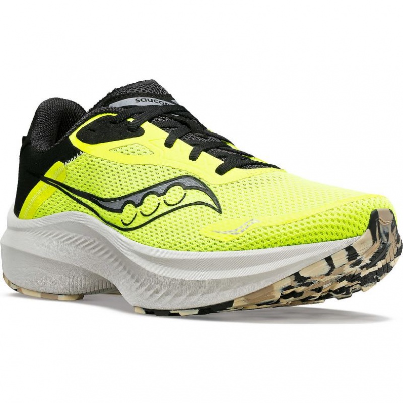 Green Saucony Axon 3 Men's Running Shoes | USA MLVBUA