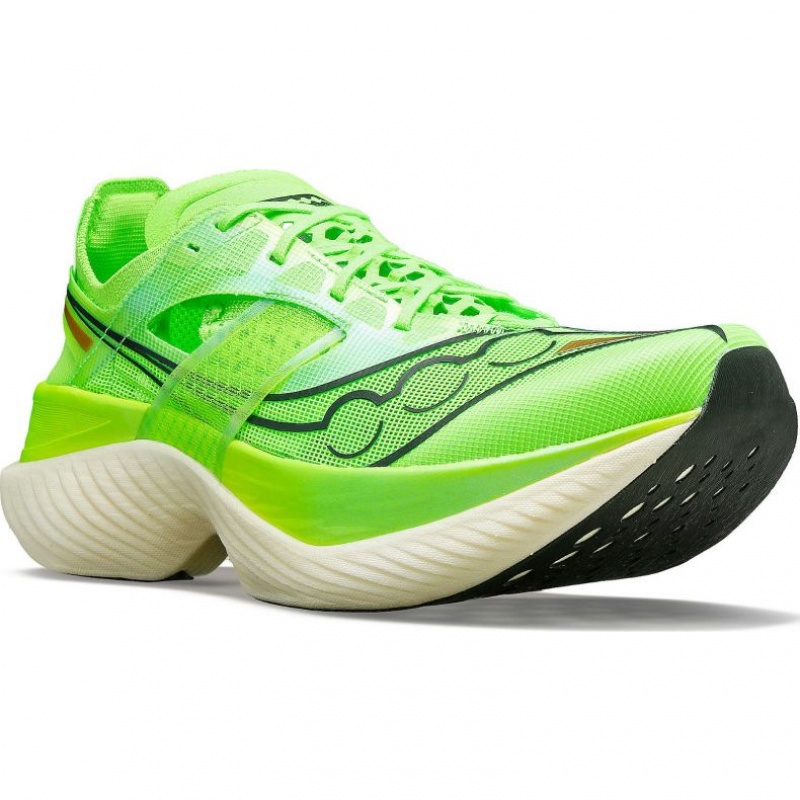 Green Saucony Endorphin Elite Men's Running Shoes | USA RBCZLO