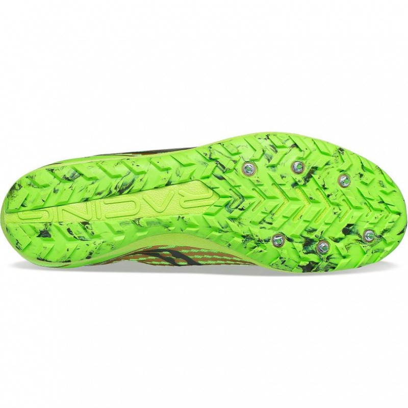 Green Saucony Havok XC 3 Flat Women's Running Shoes | USA UGBRMA