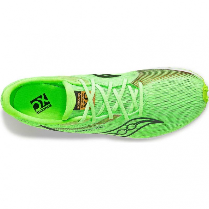 Green Saucony Kilkenny XC9 Women's Spikes | USA LCVBQA