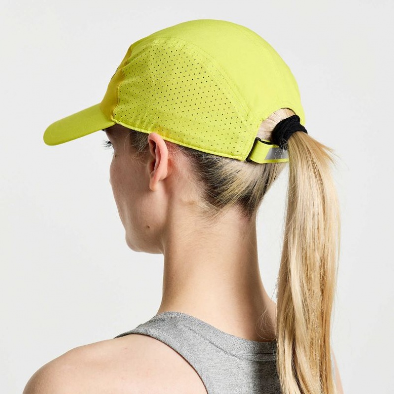 Green Saucony Outpace Women's Hat | USA XLKIJZ