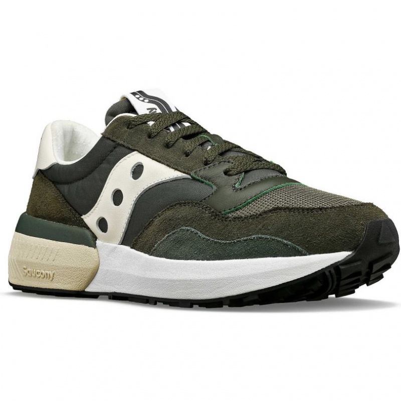 Green / Cream Saucony Jazz NXT Women's Sneakers | USA RDLWKE