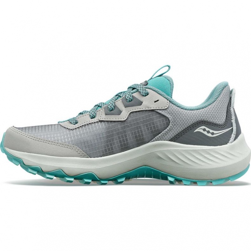 Grey Saucony Aura TR Women's Trail Running Shoes | USA RXIWYF