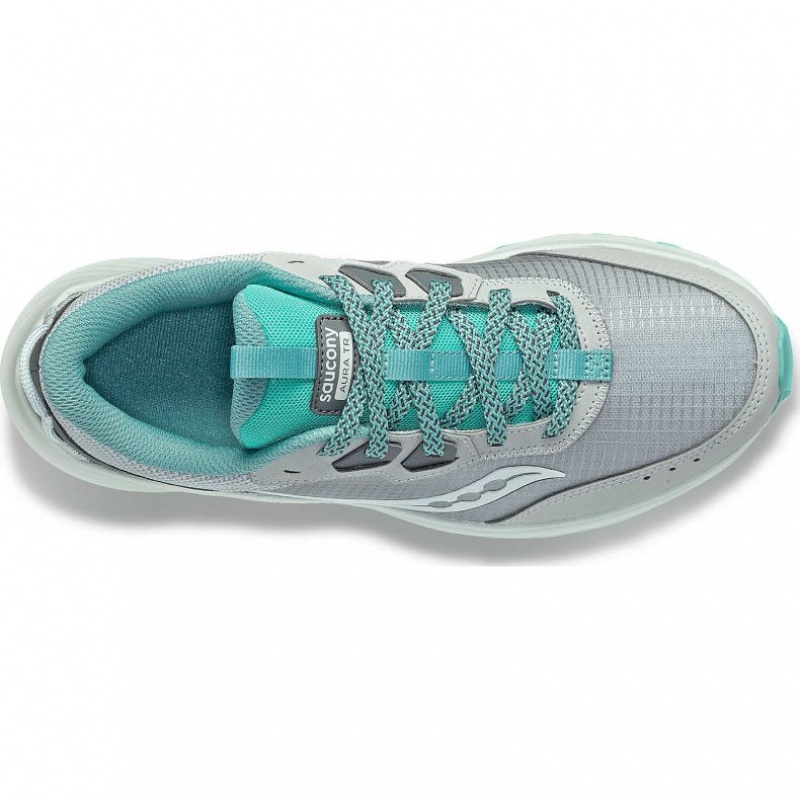 Grey Saucony Aura TR Women's Trail Running Shoes | USA RXIWYF