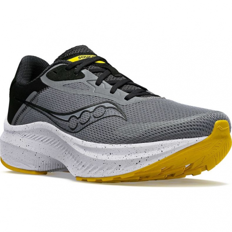 Grey Saucony Axon 3 Men's Running Shoes | USA FNHQCL