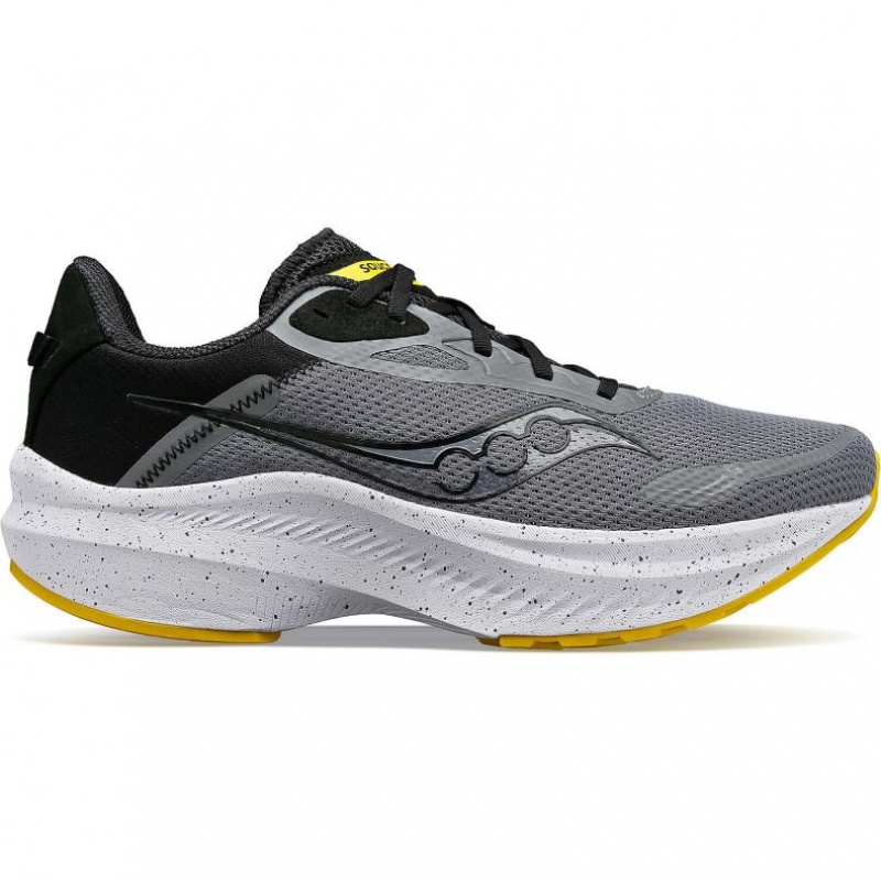 Grey Saucony Axon 3 Men\'s Running Shoes | USA FNHQCL