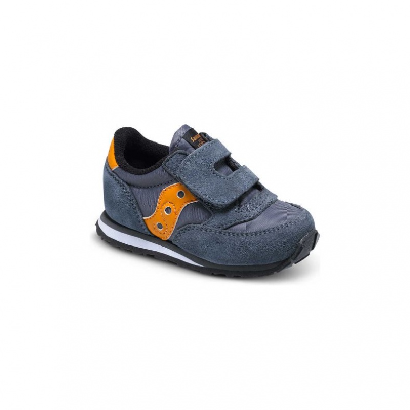 Grey Saucony Baby Jazz Hook & Loop Little Kids' Sneakers | USA CNXEKT