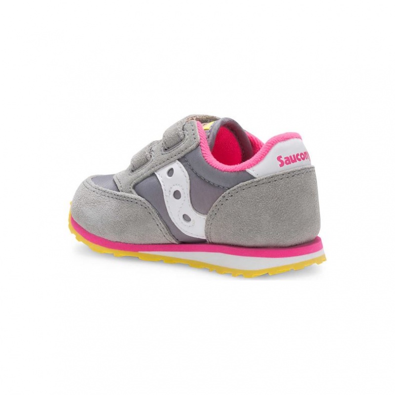 Grey Saucony Baby Jazz Hook & Loop Little Kids' Sneakers | USA BEJAPQ